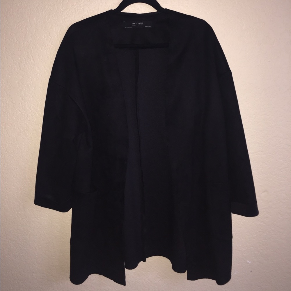 Zara women’s Black Blazer overcoat